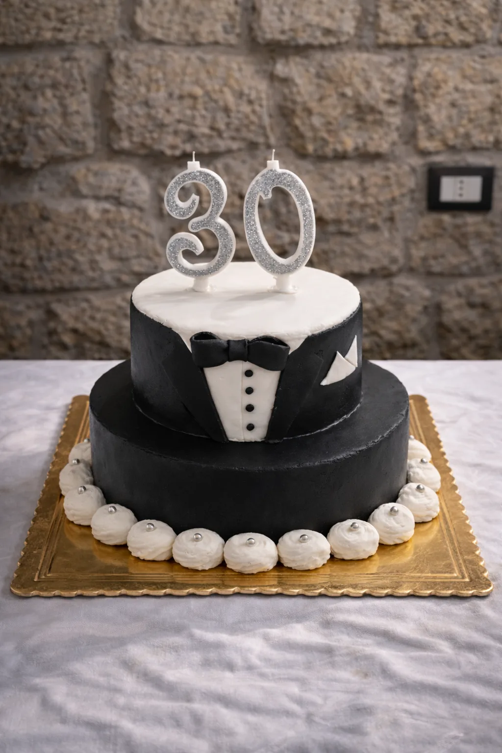 Custom cake for an elegant event